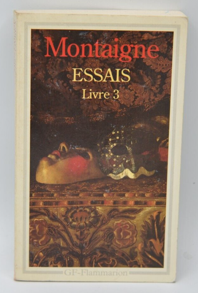 Essays Book 3 - Michel De Montaigne - 1993 - book