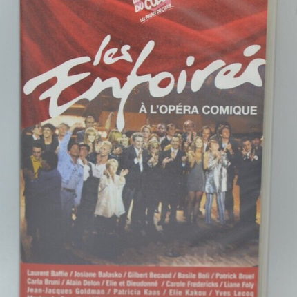 Les Enfoirés at the Opéra Comique concert 1995 - VHS video cassette K7