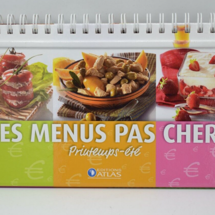 Mes menus pas cher printemps été - Recette cuisine - livre