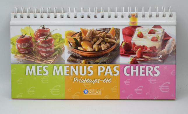 Mes menus pas cher printemps été - Recette cuisine - livre