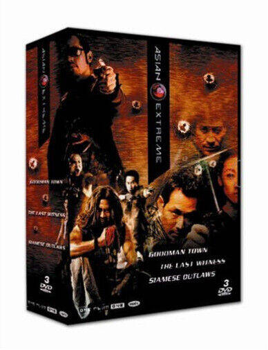 DVD – Der letzte Zeuge – Goodman Town – Siamese Outlaws – Asian Extreme-3 DVD-Box-Set