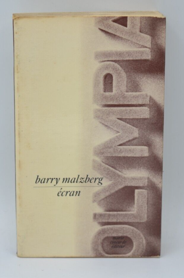 Ecran - Malzberg Barry - 1970- livre