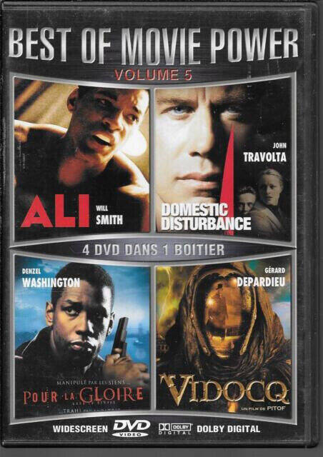 DVD - Best of Movie Power Vol 5 - Ali / Domestic Disturbance / For Glory / VIDOCQ