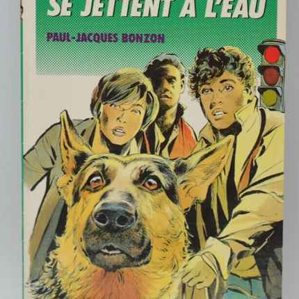 The Six Companions Throw Themselves into the Water - Paul-Jacques Bonzon - Bibliothèque verte - book