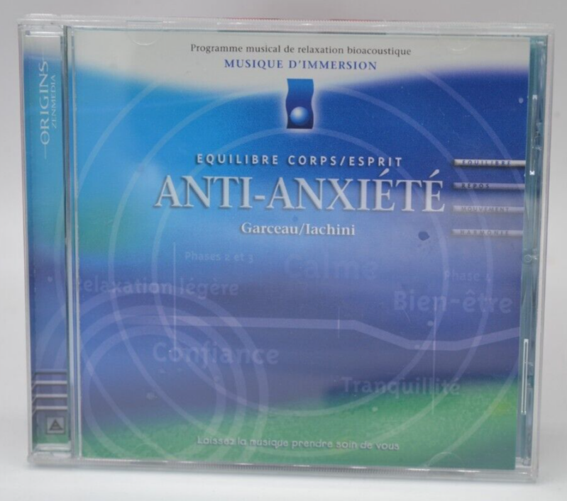 Anti-anxiety Balance body mind - Garceau Lachini - CD