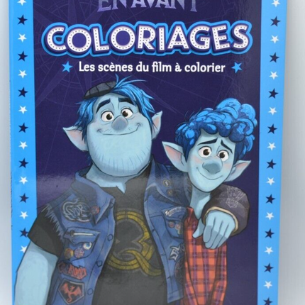 En avant - coloriages - Disney - 2020 - livre