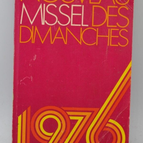 Nouveau Missel des dimanches - 1976 - livre