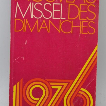Nouveau Missel des dimanches - 1976 - livre