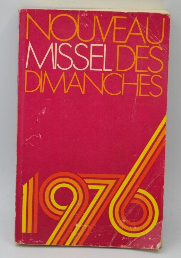 Nouveau Missel des dimanches - 1976 - livre