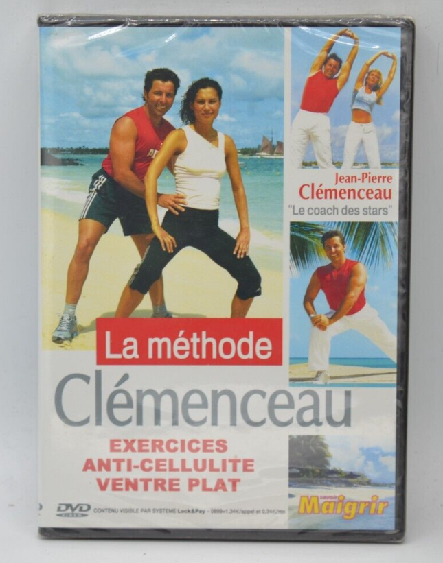La méthode Clémenceau exercices anti cellulite - Jean-Pierre - DVD NEUF