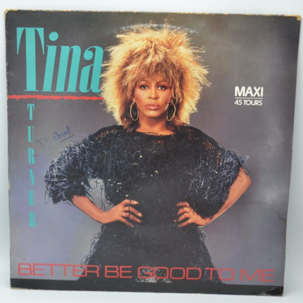 Better be good to me - Tina Turner - disque vinyle Maxi 45 tours