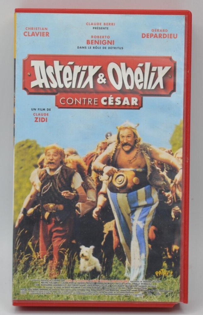 Asterix and Obelix vs. Caesar - Gérard Depardieu - VHS K7 video cassette