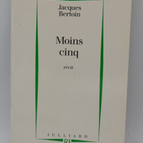 Minus five - Jacques Bertoin - 1994 - book