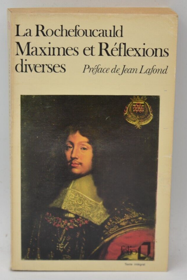 Maximes et réflexions diverses - La Rochefoucauld - 1976 - livre