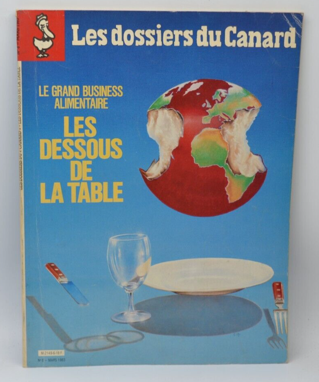 Unter dem Tisch – Les Dossiers du Canard – Nr. 6 – 1983 – Buch