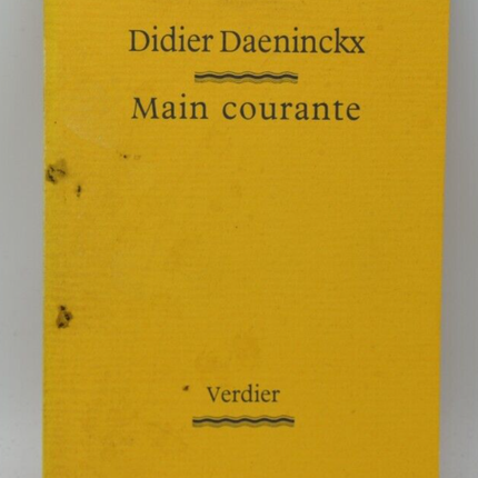 Handrail - Didier Daeninckx - 1994 - book