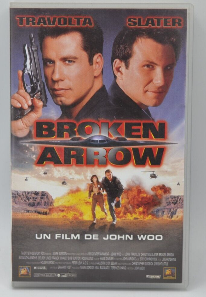 Broken Arrow - John Travolta - cassette vidéo vhs K7