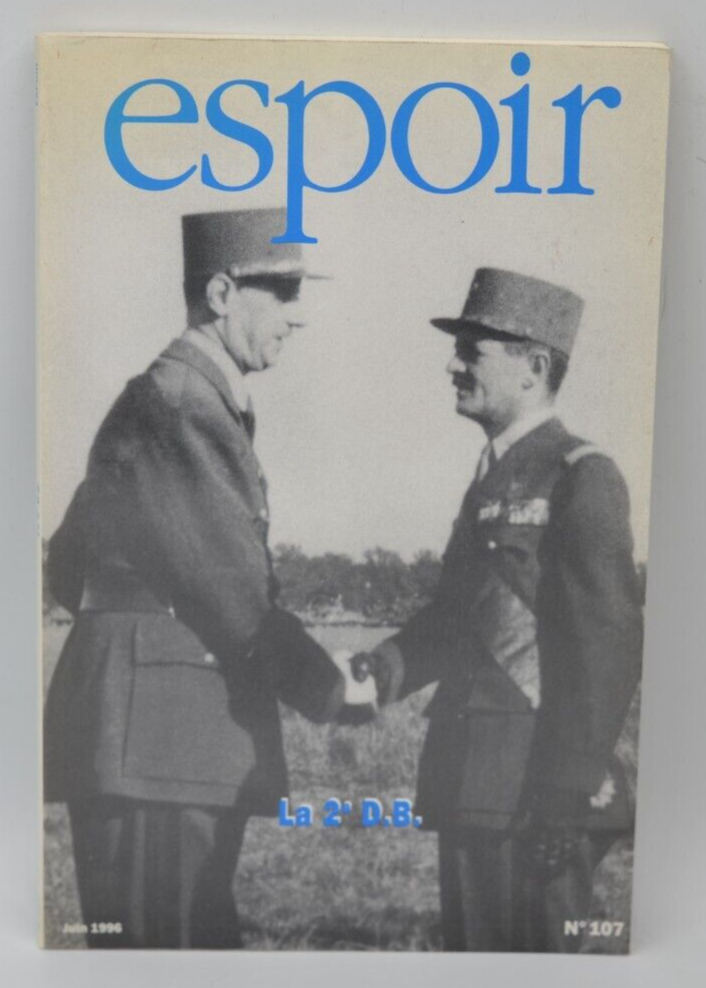 Hope for the 2nd DB - Charles de Gaulle - 1996 - book