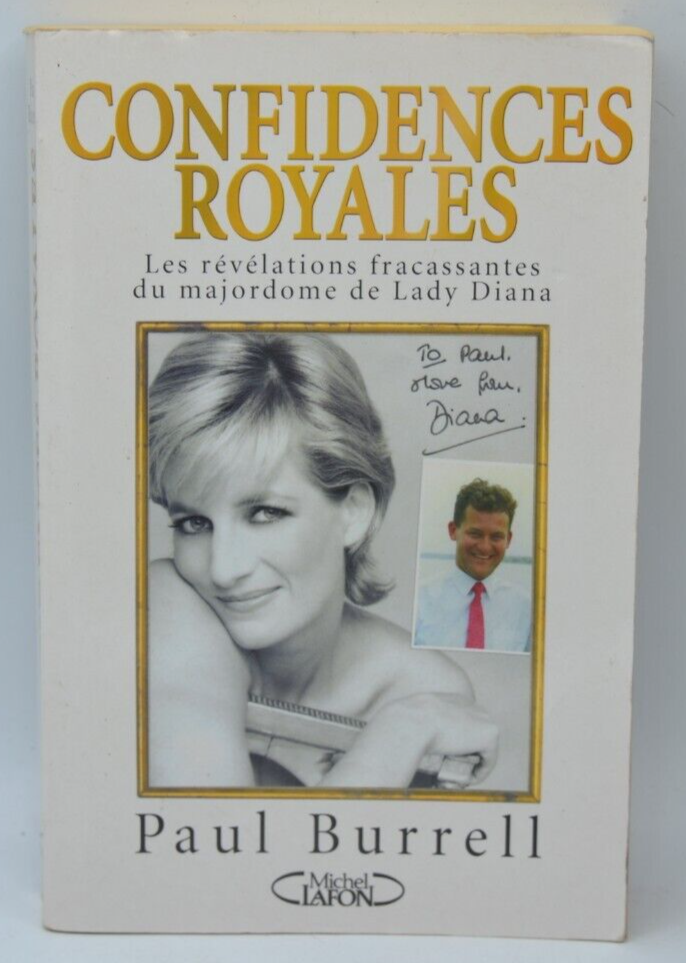 Confidences royales Lady Diana - Paul Burrell - livre