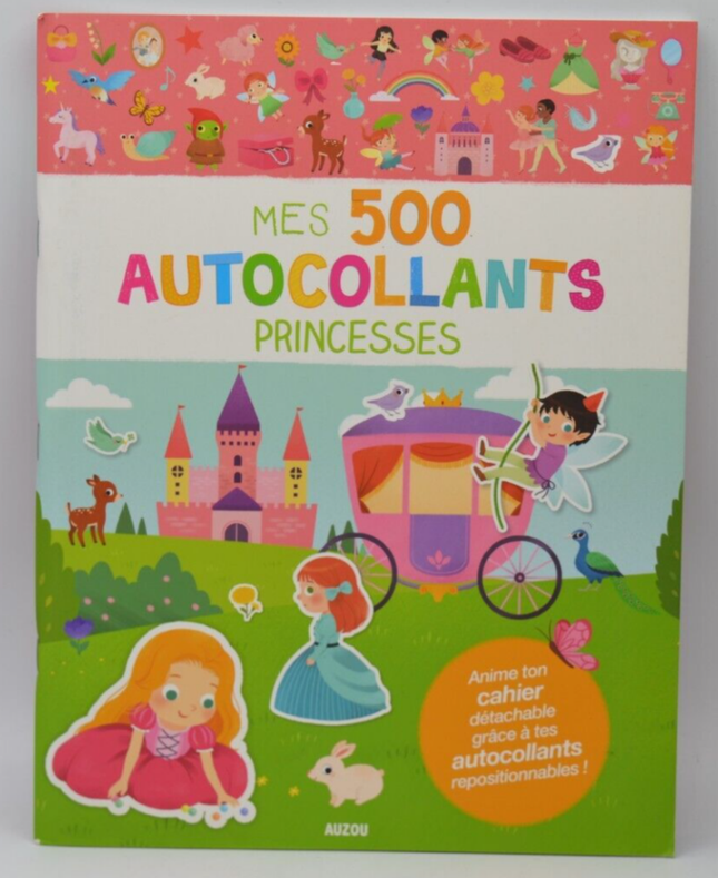 Mes 500 Autocollants Princesses - 2019 - livre