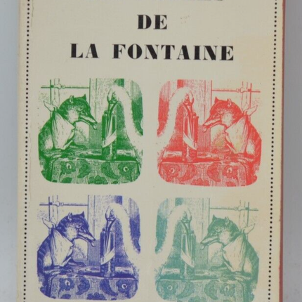 Les fables de la fontaine - Jean de La Fontaine - Jean Giraudoux - 1968 - livre