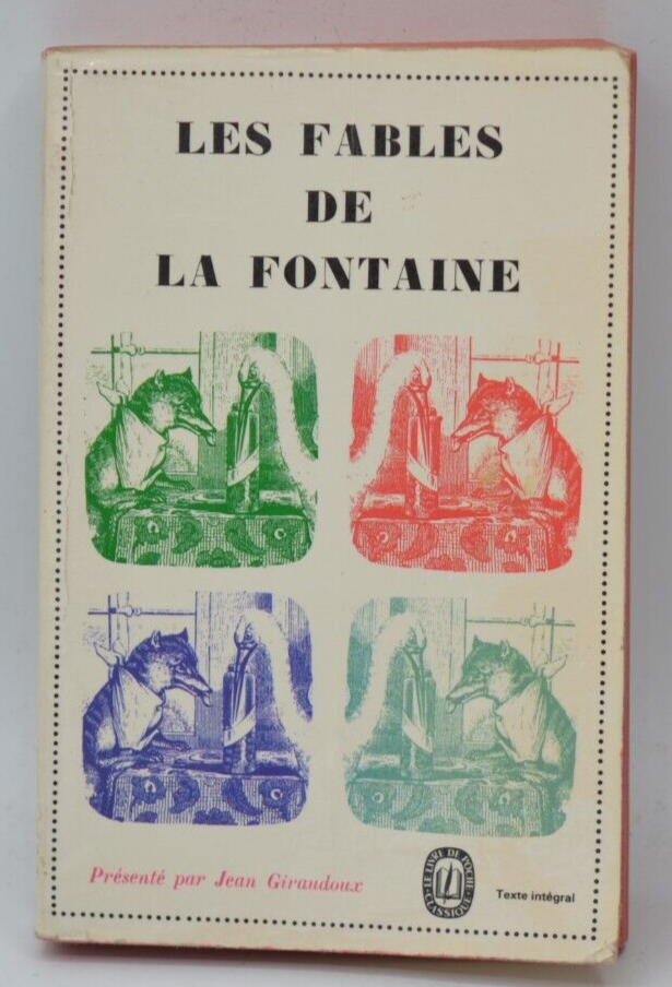 Les fables de la fontaine - Jean de La Fontaine - Jean Giraudoux - 1968 - livre