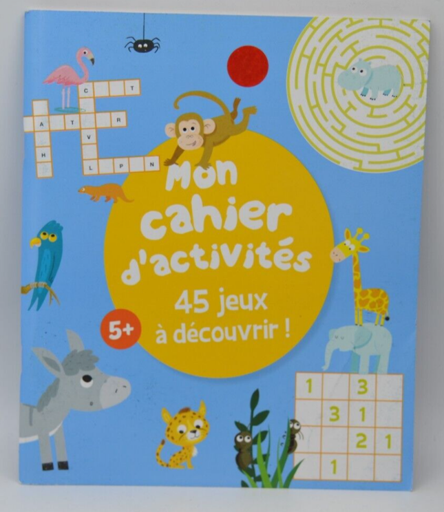 Mon cahier d'activités enfant 45 jeux - 2021 - livre