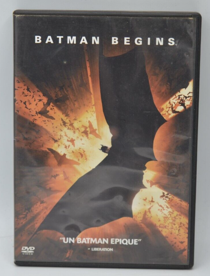 Batman Begins - Christian Bale - DVD - Sci-Fi - Fantasy - Action - Marvel