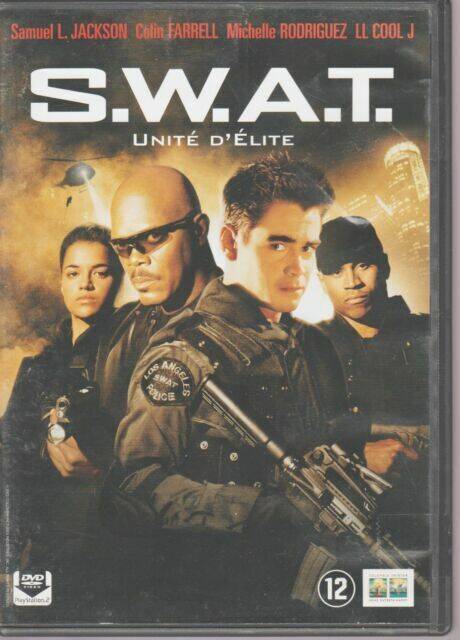 DVD SWAT Elite Unit DVD Samuel L. Jackson Colin Farrell Michelle Rodriguez - Action - Thriller