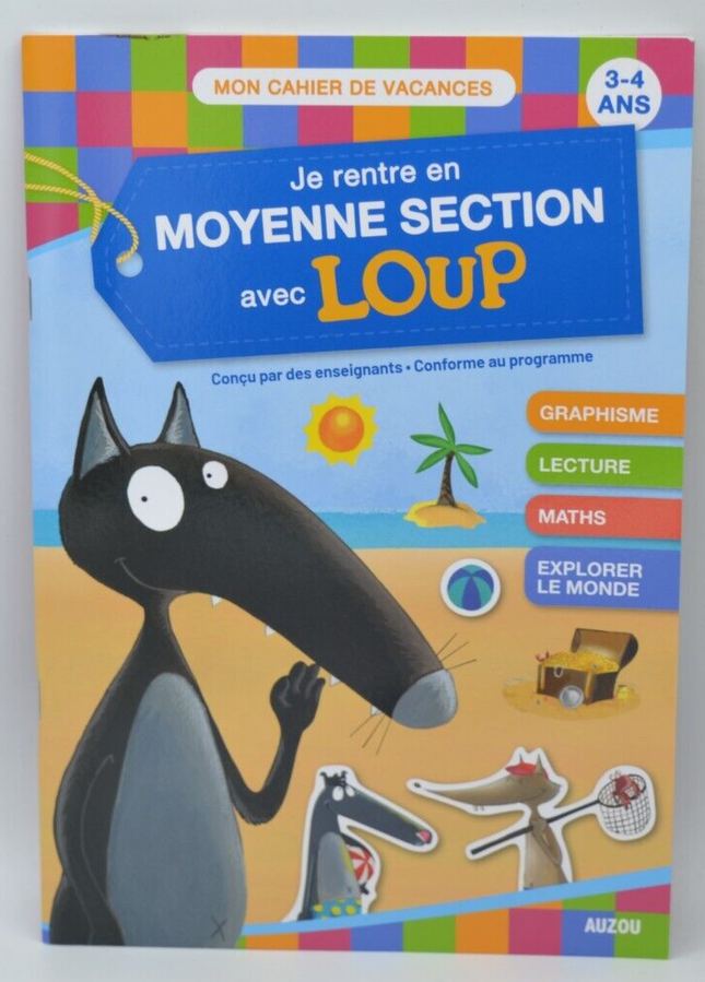 Je Rentre En Moyenne Section Avec Loup - 2021 - livre