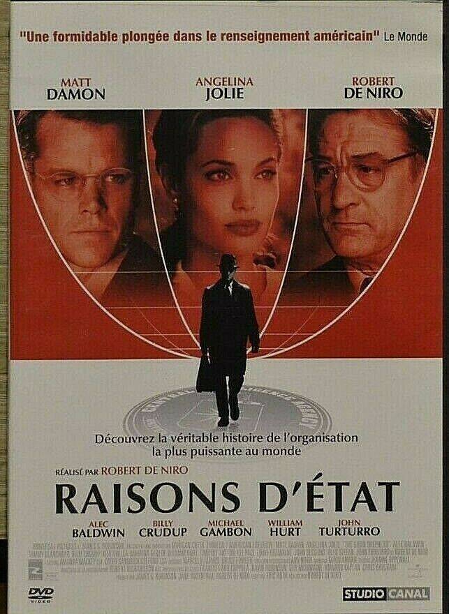 DVD „Reason of State“ – Matt Damon – Angelina Jolie – Robert DeNiro – Thriller