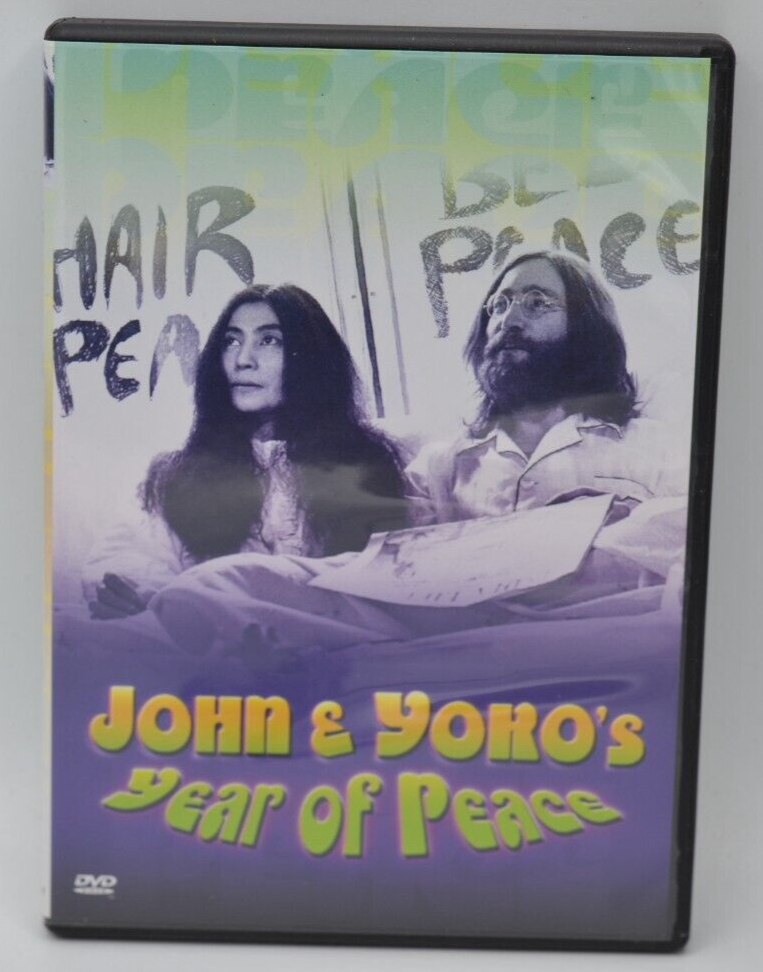 John & Yoko's Year Of Peace - John Lennon Yoko Ono Paul McGrath - DVD