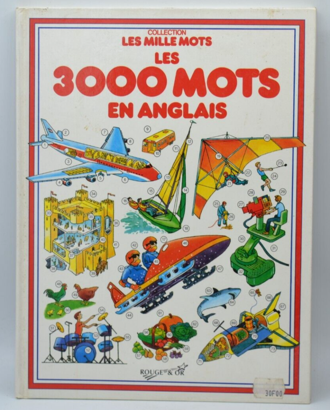 Les 3000 mots en Anglais - Anne Civardi - 1984 - livre