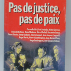 Pas De Justice Pas De Paix - livre