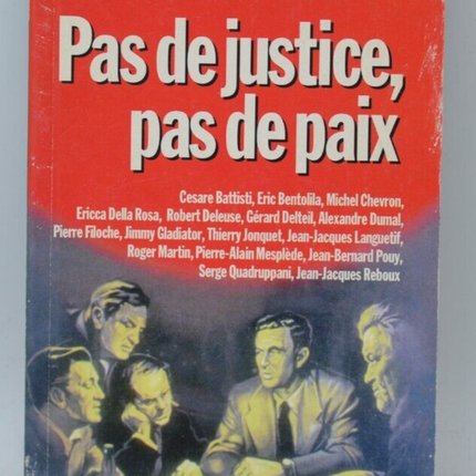 Pas De Justice Pas De Paix - livre