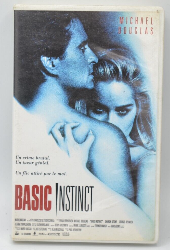 Basic instinct - Michael Douglas Sharon Stone - vhs video cassette K7