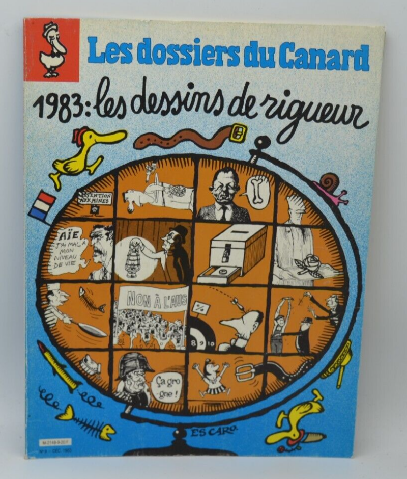 1983 die Zeichnungen der Strenge – Les Dossiers du Canard – Nr. 9 – 1983 – Buch