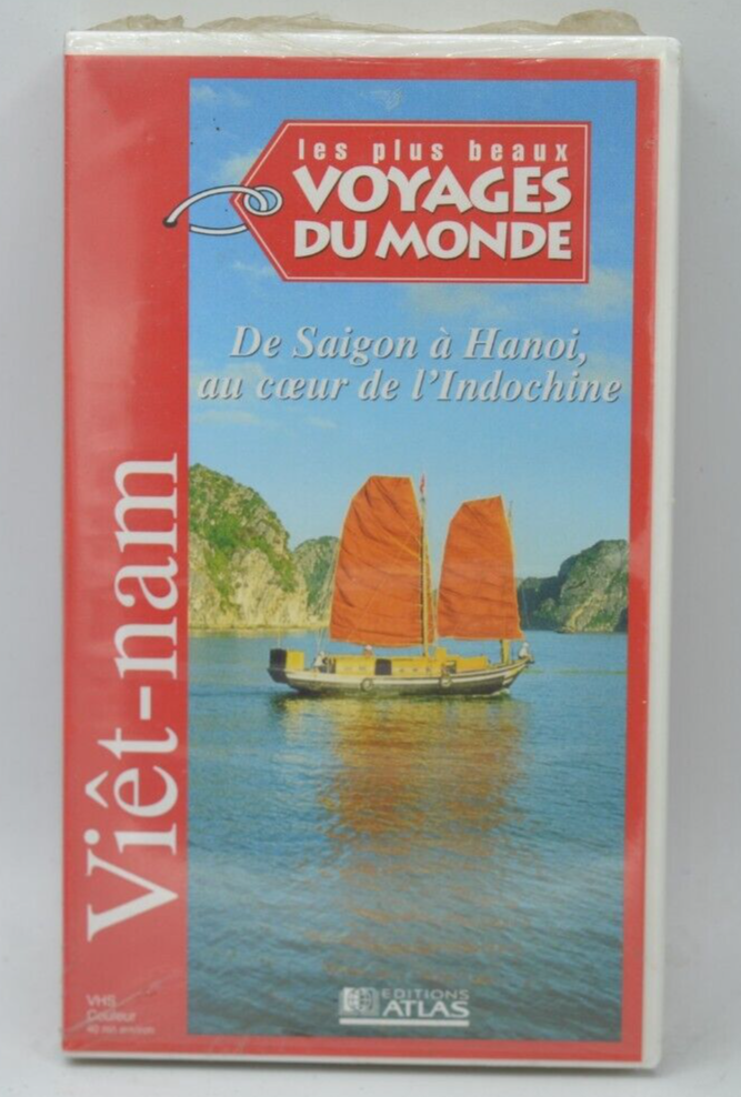 De Saigon à Hanoi au coeur de l'Indochine Viêt-nam - cassette vidéo vhs K7 NEUF
