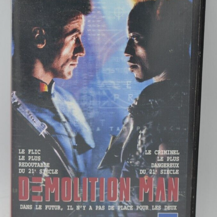 Demolition Man - Sylvester Stallone - VHS-Videokassette K7