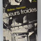 Sueurs froides - Boileau Narcejac - 1971 - livre