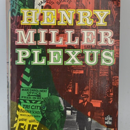 Plexus - Henri Miller - 1972 - livre