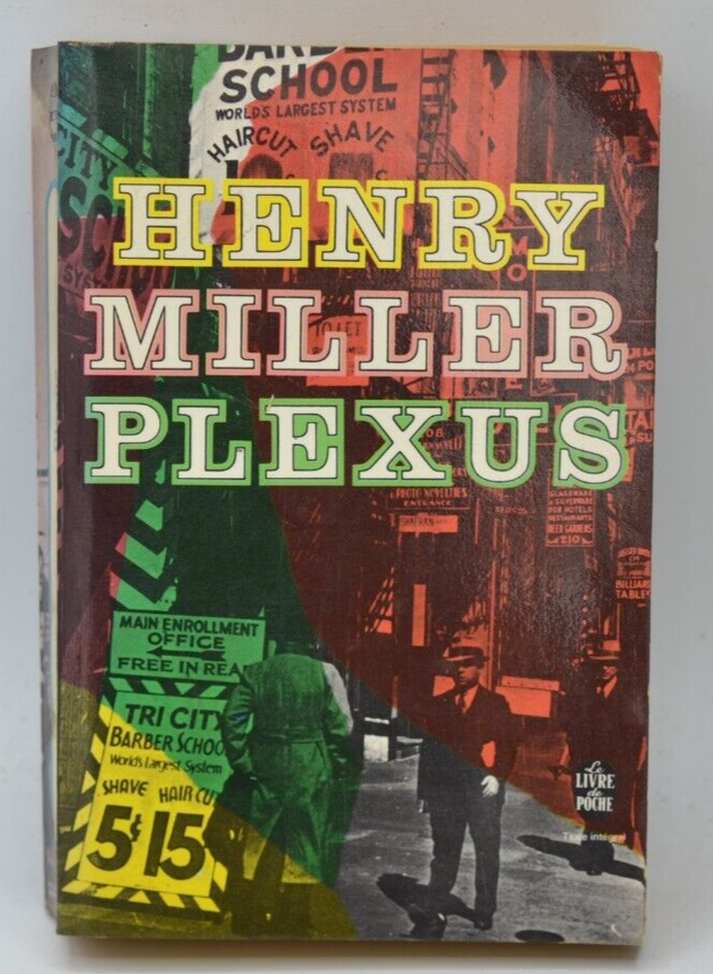 Plexus - Henri Miller - 1972 - livre