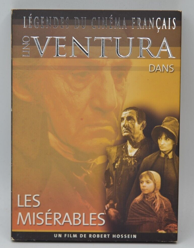 Les Misérables – Lino Ventura – DVD film dramatique classique Victor Hugo adaptation culte - DVD