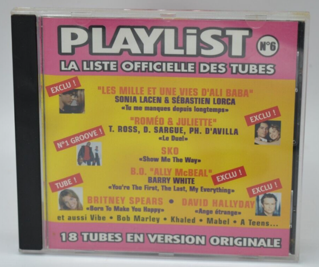 Playlist N°6 la liste officielle des tubes - Artistes Divers - CD