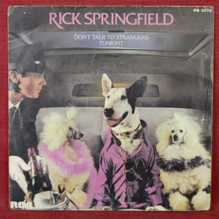 45 U/min Vinyl-Schallplatte „Don't Talk to Strangers“ von Rick Springfield