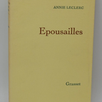 Hochzeit - Annie Leclerc - 1976 - Buch
