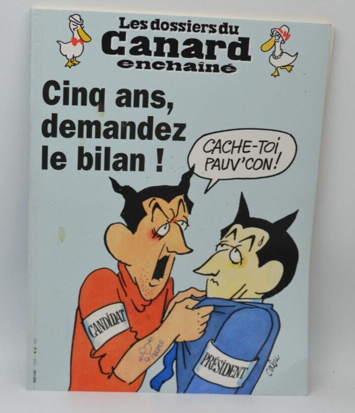 Cinq ans demandez le bilan - Les Dossiers du Canard - N°123- 2012 - livre