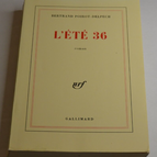 L'été 36 - Bertrand Poirot-Delpech - livre
