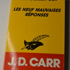 The Nine Wrong Answers - John Dickson Carr - book