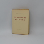 Philosophie de poche - Paul Chaponnière - 1943 - livre